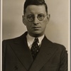 Portrait of an unidentified man with glasses