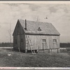 Barn in which homesteaders live while their house is being built. Cumberland Homesteads, Crossville, Tennessee.