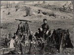 Buckboard Charlie, a squatter near Iron River, Michigan