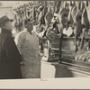 Interior of a grocery store. Dressed poultry