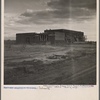 Adobe school house. Bosque Farms Project, New Mexico. 1935