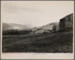 General view of sub-marginal farmland 50 miles west of Ithaca, New York. Tompkins County.