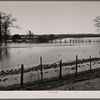 Submerged farmland near Tiptonville, Tennessee (?), during the 1937 flood.