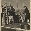 Unloading pulpwood. Coos County, New Hampshire. 1936