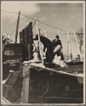 Unloading pulpwood. Coos County, New Hampshire. 1936