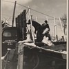 Unloading pulpwood. Coos County, New Hampshire. 1936