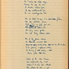 In Schrafft's. Holograph poem