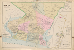 Monmouth County, Double Page Plate No. 34 [Map of Wall Township, Shrewsbury]
