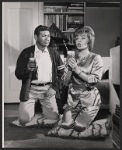 Simon Oakland and unidentified actress in the stage production Have I Got a Girl for You!