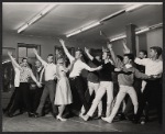 Mary Martin and unidentified others in rehearsal for the world tour of Hello, Dolly!