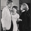 Roddy Maude-Roxby, Valerie French, and Ann Bell in rehearsal for the stage production Help Stamp Out Marriage!