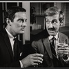 Francis Matthews and Roddy Maude-Roxby in the stage production Help Stamp Out Marriage!
