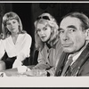 Lois Nettleton, Jennifer West and Gary Merrill in rehearsal for the stage production The Hemingway Hero