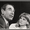 Gary Merrill and Lois Nettleton in rehearsal for the stage production The Hemingway Hero