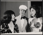Rebecca Richman, Leo Fuchs, and Evelyn Kingsley in the Yiddish stage production Here Comes the Groom