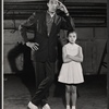 Fred Gwynne ans Valerie Lee in rehearsal for the stage production Here's Love