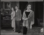 Gaby Rodgers, Peter Brandon, and Lili Darvas in the stage production The Hidden River