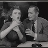 Geraldine Fitzgerald and Franchot Tone in the stage production Hide and Seek