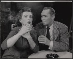 Geraldine Fitzgerald and Franchot Tone in the stage production Hide and Seek