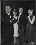 Julie Wilson [right] and unidentified others in the 1961 stage production High Fidelity