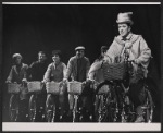 Beatrice Lillie (far right) and company in the stage production High Spirits