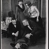 Clockwise from upper left: Louise Troy, Margaret Hall, Edward Woodward, Beatrice Lillie, and Lawrence Keith in the stage production High Spirits