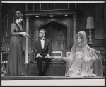 Louise Troy, Edward Woodward, and Tammy Grimes in the stage production High Spirits