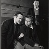 Robert Redford [center] and unidentified others in rehearsal for the stage production The Highest Tree