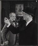 Kenneth MacKenna and Larry Gates in the stage production The Highest Tree