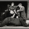 Lynn Farleigh, Paul Rogers, Terence Rigby, and John Normington in the stage production The Homecoming