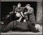 Lynn Farleigh, Paul Rogers, Terence Rigby, and John Normington in the stage production The Homecoming
