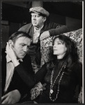 Danny Sewell, Eric Berry, and Janice Rule in the Off-Broadway stage production The Homecoming