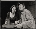 Avis Bunnage and Maxwell Shaw in the stage production The Hostage