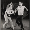 Lada Edmund Jr. and unidentified in rehearsal for the the Boston tryout of the stage production Hot September