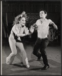 Lada Edmund Jr. and unidentified in rehearsal for the Boston tryout production of Hot September