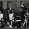 Paula Trueman, Sheila Sullivan, Sean Garrison and Betty Lester in rehearsal for the Boston tryout production of Hot September