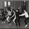 Dancers in rehearsal for the stage production Hot Spot