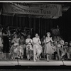 Joseph Bova and Judy Holliday [foreground center] and unidentified others in the stage production Hot Spot