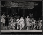Joe Bova [foreground center left], Judy Holliday [foreground center right] and unidentified others in the stage production Hot Spot