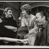 Peggy Pope, Ralph Meeker and unidentified in the 1971 Off-Broadway production of The House of Blue Leaves