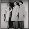 Jeff De Benning [center] and unidentified in the stage production How to Succeed in Buisness