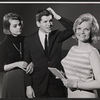 Dyan Cannon, Dick Kallman and Maureen Arthur in the stage production How to Succeed in Business Without Really Trying