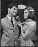 Dick Kallman and Dyan Cannon in the stage production How to Succeed in Business Without Really Trying