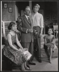 Patricia Smith, Leon Ames, Albert Salmi and Peggy Conklin in the stage production Howie