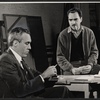 Jason Robards and Jack Dodson in the stage production Hughie 