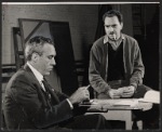 Jason Robards and Jack Dodson in the stage production Hughie 
