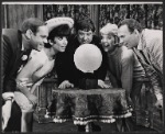 Luba Lisa, Buddy Hackett, Karen Morrow, Richard Kiley and unidentified in rehearsal for the stage production I Had a Ball