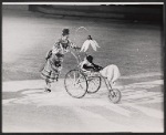 Skater and trained animal [monkey] in the Icestravaganza of the 1964 New York World's Fair