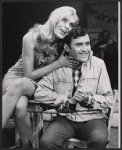 Melina Mercouri and Orson Bean in the stage production Illya Darling