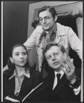 Mary McGregor, John Swearingen and James Glenn in the stage production The Immaculate Misconception